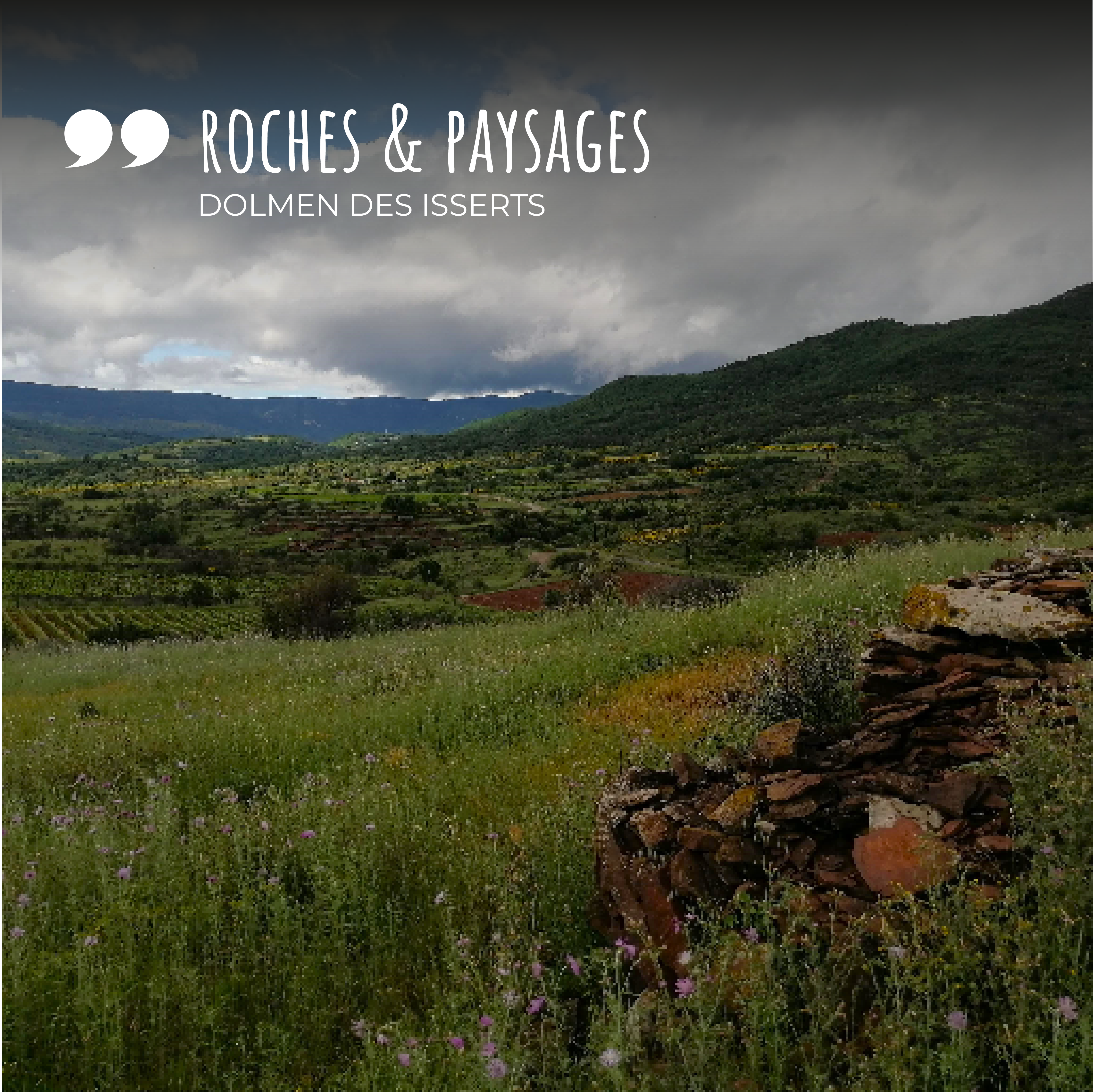 3 – Roches et Paysages en Terrasses du Larzac — Dolmen des Isserts