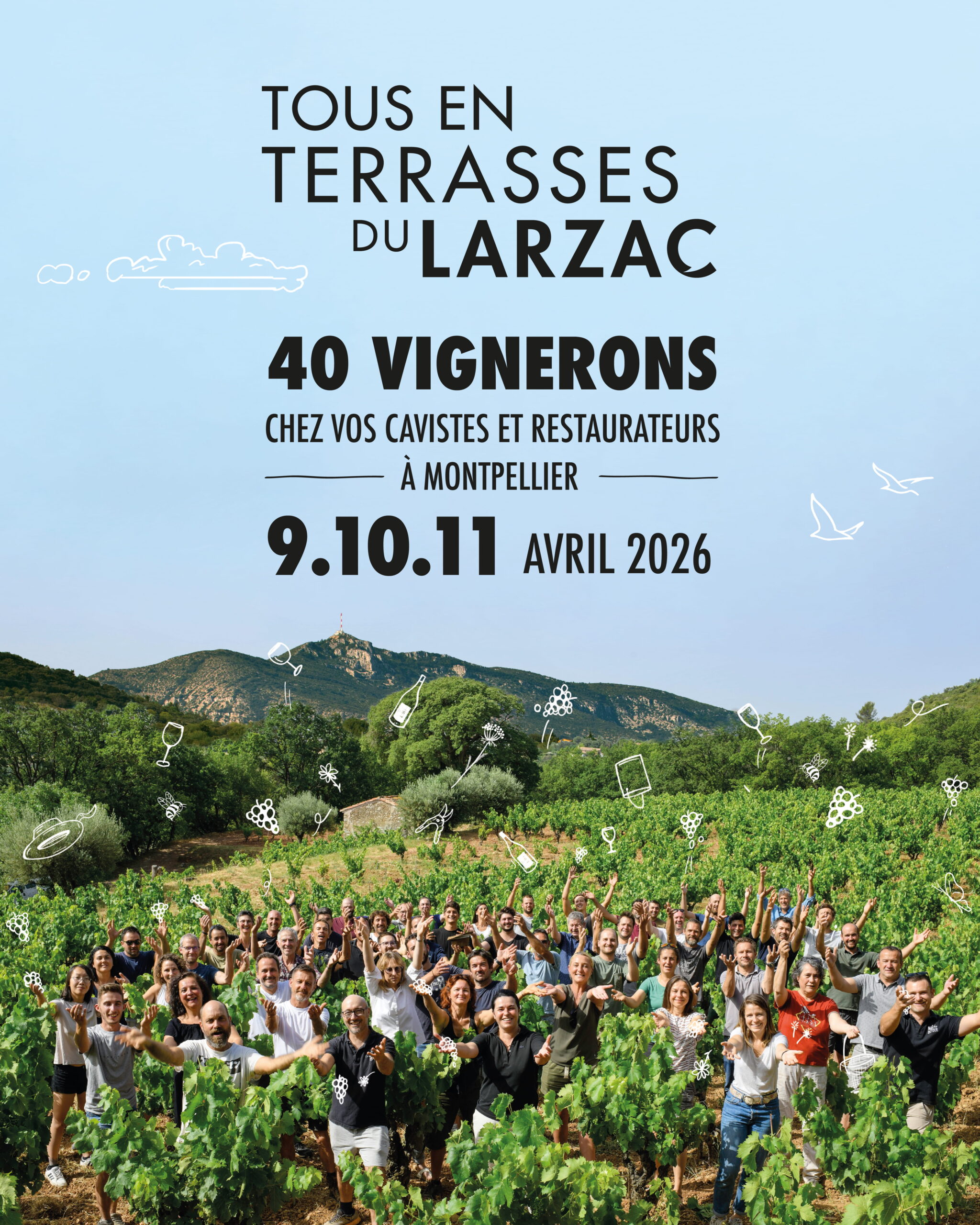 Tous en Terrasses… du Larzac – 9, 10 et 11 avril
